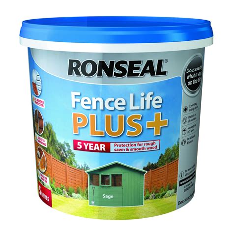 ronseal fence paint 5 year.